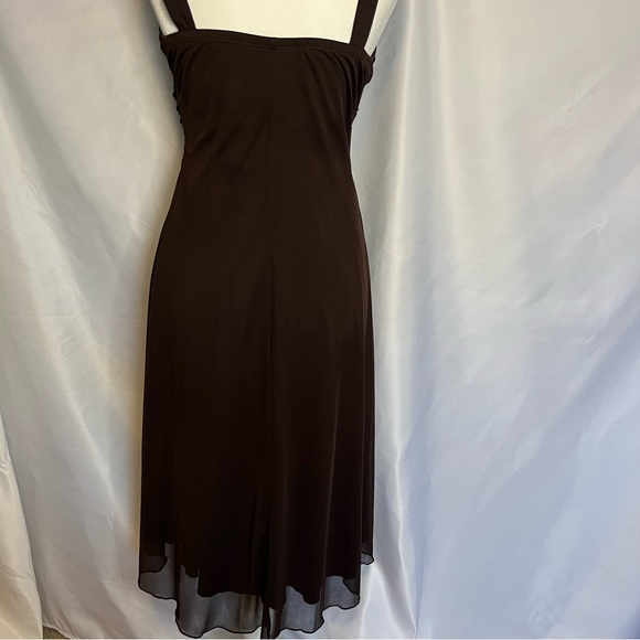 En Focus, dress, size 8, bead accents, layered, tapered, - Picture 3 of 6